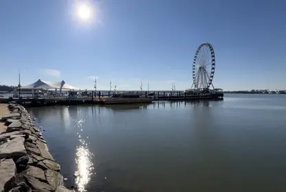 National Harbor Maryland and the Capitol Wheel